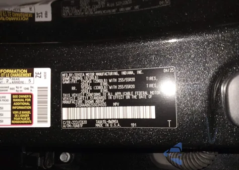 2025 Lexus Tx 350 Premium z USA, uszkodzony, nr VIN 5TDAAAB62SS034935